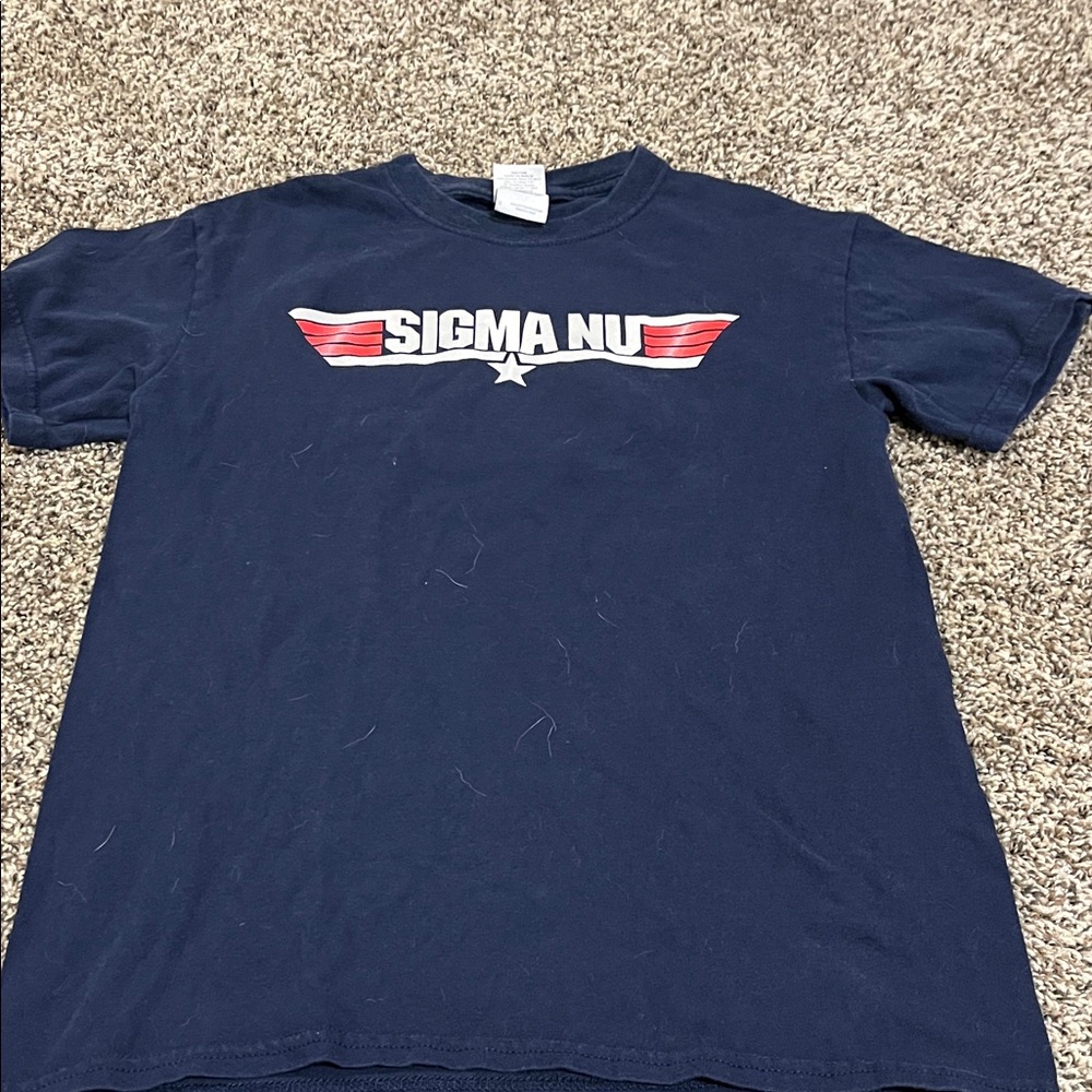 Gildan Navy Blue Sigma Nu Tee